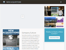 Tablet Screenshot of newacquisitionsinc.com